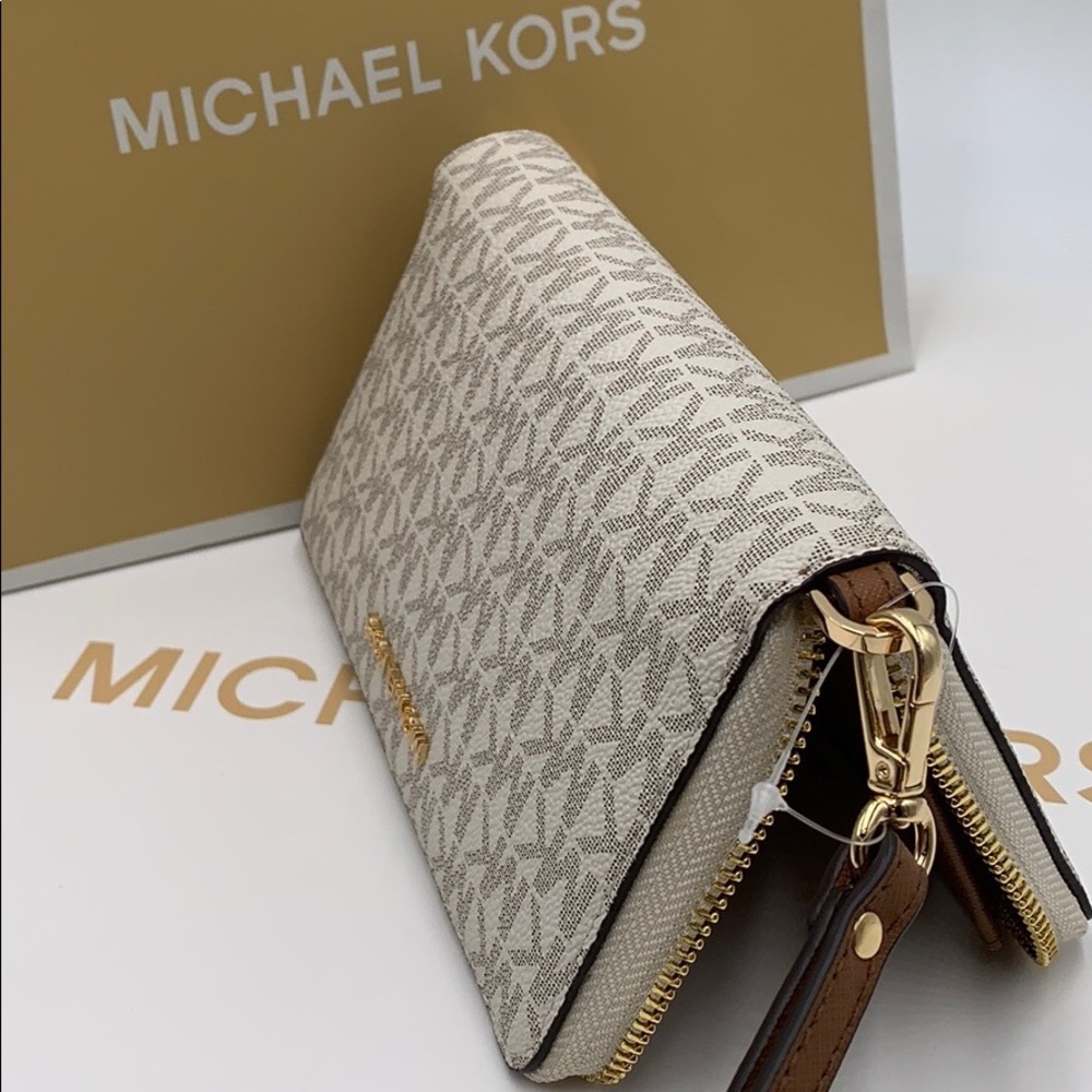 Michael Kors Jet Set Travel Phone Wallet Wristlet - Picture 12 of 16